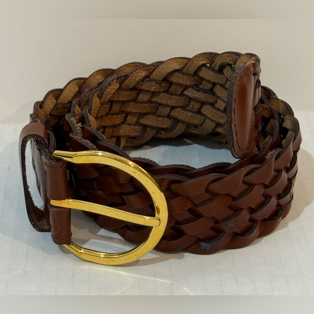 Lady Canterbury Brown Braided Belt